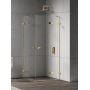 Kabina prysznicowa 120x80 cm prostokątna złoty połysk/szkło przezroczyste EXK4769 New Trendy Eventa Gold Shine zdj.1