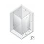Kabina prysznicowa 130x80 cm prostokątna złoty połysk/szkło przezroczyste EXK4777 New Trendy Eventa Gold Shine zdj.2