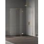 Ścianka prysznicowa walk-in 120 cm złoty połysk/szkło przezroczyste EXK4868 New Trendy Eventa Gold Shine zdj.1