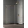 Kabina prysznicowa walk-in 120x90 cm prostokątna złoty połysk/szkło przezroczyste EXK4875 New Trendy Eventa Gold Shine zdj.1