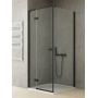 Kabina prysznicowa 120x90 cm prostokątna czarny mat/szkło przezroczyste EXK4934 New Trendy Reflexa Black zdj.1