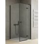 Kabina prysznicowa 110x90 cm prostokątna czarny mat/szkło przezroczyste EXK4953 New Trendy Reflexa Black zdj.1