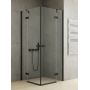 Kabina prysznicowa 120x80 cm prostokątna czarny mat/szkło przezroczyste EXK4976 New Trendy Reflexa Black zdj.1