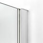 Kabina prysznicowa 100x90 cm prostokątna chrom połysk/szkło przezroczyste EXK5205 New Trendy Reflexa zdj.7