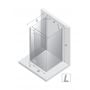 Kabina prysznicowa 110x80 cm prostokątna chrom połysk/szkło przezroczyste EXK5225 New Trendy Reflexa zdj.2