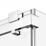 Kabina prysznicowa 120x80 cm prostokątna chrom połysk/szkło przezroczyste EXK5292 New Trendy Softi X zdj.9