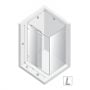 Kabina prysznicowa 130x80 cm prostokątna chrom połysk/szkło przezroczyste EXK5301 New Trendy Softi X zdj.2