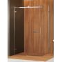 Kabina prysznicowa 140x110 cm prostokątna chrom połysk/szkło przezroczyste EXK5317 New Trendy Softi X zdj.1