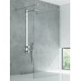 Ścianka prysznicowa walk-in 130 cm chrom połysk/szkło przezroczyste EXK5497 New Trendy New Modus zdj.1