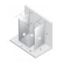 Ścianka prysznicowa walk-in 90 cm chrom połysk/szkło przezroczyste EXK5529 New Trendy New Modus zdj.2