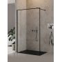 Ścianka prysznicowa walk-in 140 cm czarny mat/szkło przezroczyste EXK5562 New Trendy New Modus Black zdj.1