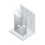 Ścianka prysznicowa walk-in 90 cm czarny mat/szkło przezroczyste EXK5597 New Trendy New Modus Black zdj.2