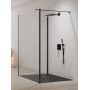 Ścianka prysznicowa walk-in 110 cm czarny mat/szkło przezroczyste EXK5599 New Trendy New Modus Black zdj.1