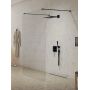 Ścianka prysznicowa walk-in 130 cm czarny mat/szkło przezroczyste EXK5604 New Trendy New Modus Black zdj.1