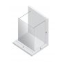 Ścianka prysznicowa walk-in 130 cm czarny mat/szkło przezroczyste EXK5604 New Trendy New Modus Black zdj.2