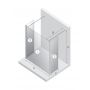 Ścianka prysznicowa walk-in 110 cm czarny mat/szkło przezroczyste EXK5607 New Trendy New Modus Black zdj.2