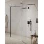 Ścianka prysznicowa walk-in 120 cm czarny mat/szkło przezroczyste EXK5608 New Trendy New Modus Black zdj.1