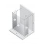 Ścianka prysznicowa walk-in 140 cm czarny mat/szkło przezroczyste EXK5610 New Trendy New Modus Black zdj.2