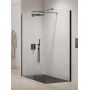 Kabina prysznicowa walk-in 130x100 cm prostokątna czarny mat/szkło przezroczyste EXK5637 New Trendy New Modus Black zdj.1