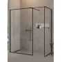 Kabina prysznicowa walk-in 150x120 cm czarny mat/szkło przezroczyste EXK5667 New Trendy New Modus Black zdj.1