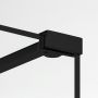 Kabina prysznicowa walk-in 150x120 cm czarny mat/szkło przezroczyste EXK5667 New Trendy New Modus Black zdj.4