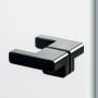 Drzwi prysznicowe 80 cm uchylne czarny połysk/szkło przezroczyste EXK6128 New Trendy Eventa Black Chrome zdj.7