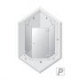 Kabina prysznicowa 90x90 cm czarny połysk/szkło przezroczyste EXK6291 New Trendy Eventa Black Chrome zdj.2