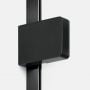 Ścianka prysznicowa walk-in 60 cm czarny połysk/szkło przezroczyste EXK6306 New Trendy Eventa Black Chrome zdj.4