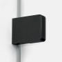Ścianka prysznicowa walk-in 80 cm czarny połysk/szkło przezroczyste EXK6328 New Trendy Eventa Black Chrome zdj.6