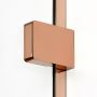 Kabina prysznicowa 90x90 cm kwadratowa miedź połysk/szkło przezroczyste EXK6408 New Trendy Eventa Copper Shine zdj.3