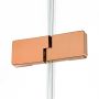Kabina prysznicowa 90x90 cm kwadratowa miedź połysk/szkło przezroczyste EXK6408 New Trendy Eventa Copper Shine zdj.5