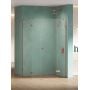 Kabina prysznicowa 130x80 cm prostokątna miedź połysk/szkło przezroczyste EXK6458 New Trendy Eventa Copper Shine zdj.1