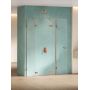 Kabina prysznicowa 100x80 cm prostokątna miedź połysk/szkło przezroczyste EXK6485 New Trendy Eventa Copper Shine zdj.1