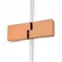 Kabina prysznicowa 100x90 cm prostokątna miedź połysk/szkło przezroczyste EXK6488 New Trendy Eventa Copper Shine zdj.5