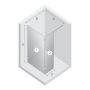 Ścianka prysznicowa walk-in 110 cm miedź połysk/szkło przezroczyste EXK6536 New Trendy Eventa Copper Shine zdj.2