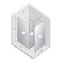 Ścianka prysznicowa walk-in 120 cm miedź połysk/szkło przezroczyste EXK6557 New Trendy Eventa Copper Shine zdj.2