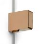 Ścianka prysznicowa walk-in 120 cm miedź połysk/szkło przezroczyste EXK6557 New Trendy Eventa Copper Shine zdj.5