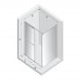 Kabina prysznicowa 120x80 cm prostokątna chrom połysk/szkło przezroczyste EXK6596 New Trendy Smart zdj.2