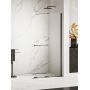 Ścianka prysznicowa walk-in 80 cm czarny mat/szkło przezroczyste EXK6674 New Trendy Smart Black zdj.1