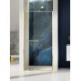 Drzwi prysznicowe 140 cm rozsuwane złoty połysk/szkło przezroczyste EXK6687 New Trendy Smart Light Gold zdj.1