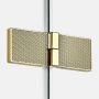 Drzwi prysznicowe 130 cm uchylne złoty połysk/szkło przezroczyste EXK6747 New Trendy Avexa Gold Shine XR zdj.6