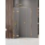 Kabina prysznicowa 120x80 cm prostokątna złoty połysk/szkło przezroczyste EXK6805 New Trendy Avexa Gold Shine XR zdj.1