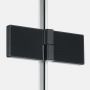 Drzwi prysznicowe 110 cm uchylne czarny mat/szkło przezroczyste EXK6841 New Trendy Avexa Black XR zdj.5