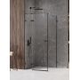 Kabina prysznicowa 80x70 cm prostokątna czarny mat/szkło przezroczyste EXK6879 New Trendy Avexa Black XR zdj.1