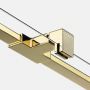 Ścianka prysznicowa walk-in 60 cm złoty połysk/szkło przezroczyste EXK6975 New Trendy Avexa Gold Shine XR zdj.3