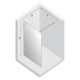 Ścianka prysznicowa walk-in 100 cm złoty połysk/szkło przezroczyste EXK6979 New Trendy Avexa Gold Shine XR zdj.2