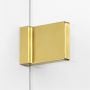 Ścianka prysznicowa walk-in 90 cm złoty szczotkowany/szkło przezroczyste EXK7004 New Trendy Avexa Gold Brushed zdj.5