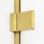 Ścianka prysznicowa walk-in 130 cm złoty szczotkowany/szkło przezroczyste EXK7040 New Trendy Avexa Gold Brushed zdj.4