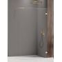 Ścianka prysznicowa walk-in 140 cm złoty połysk/szkło przezroczyste EXK7063 New Trendy Avexa Gold Shine zdj.1