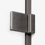 Ścianka prysznicowa walk-in 70 cm szczotkowany/szkło przezroczyste EXK7090 New Trendy Avexa Gunmetal Brushed zdj.5